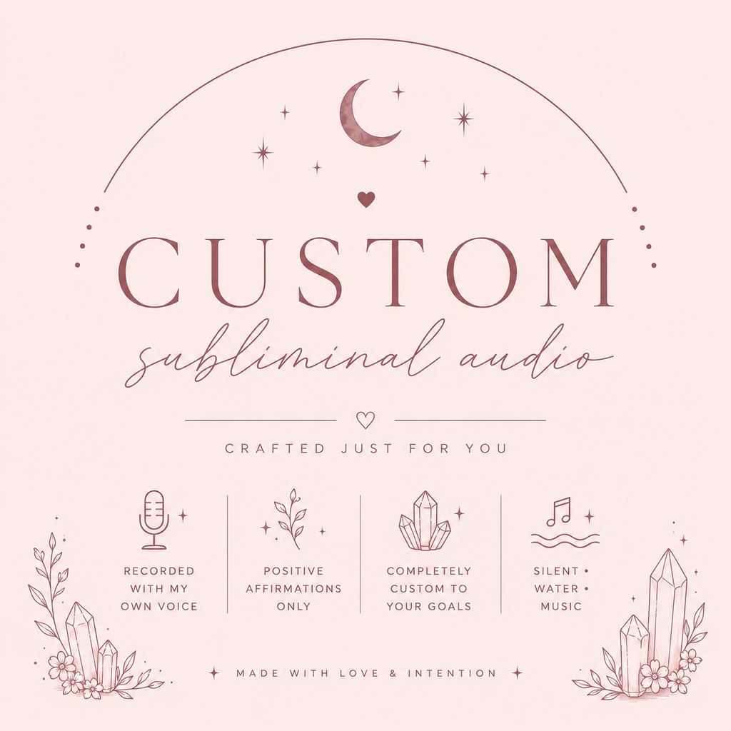 personalised custom subliminal audio request