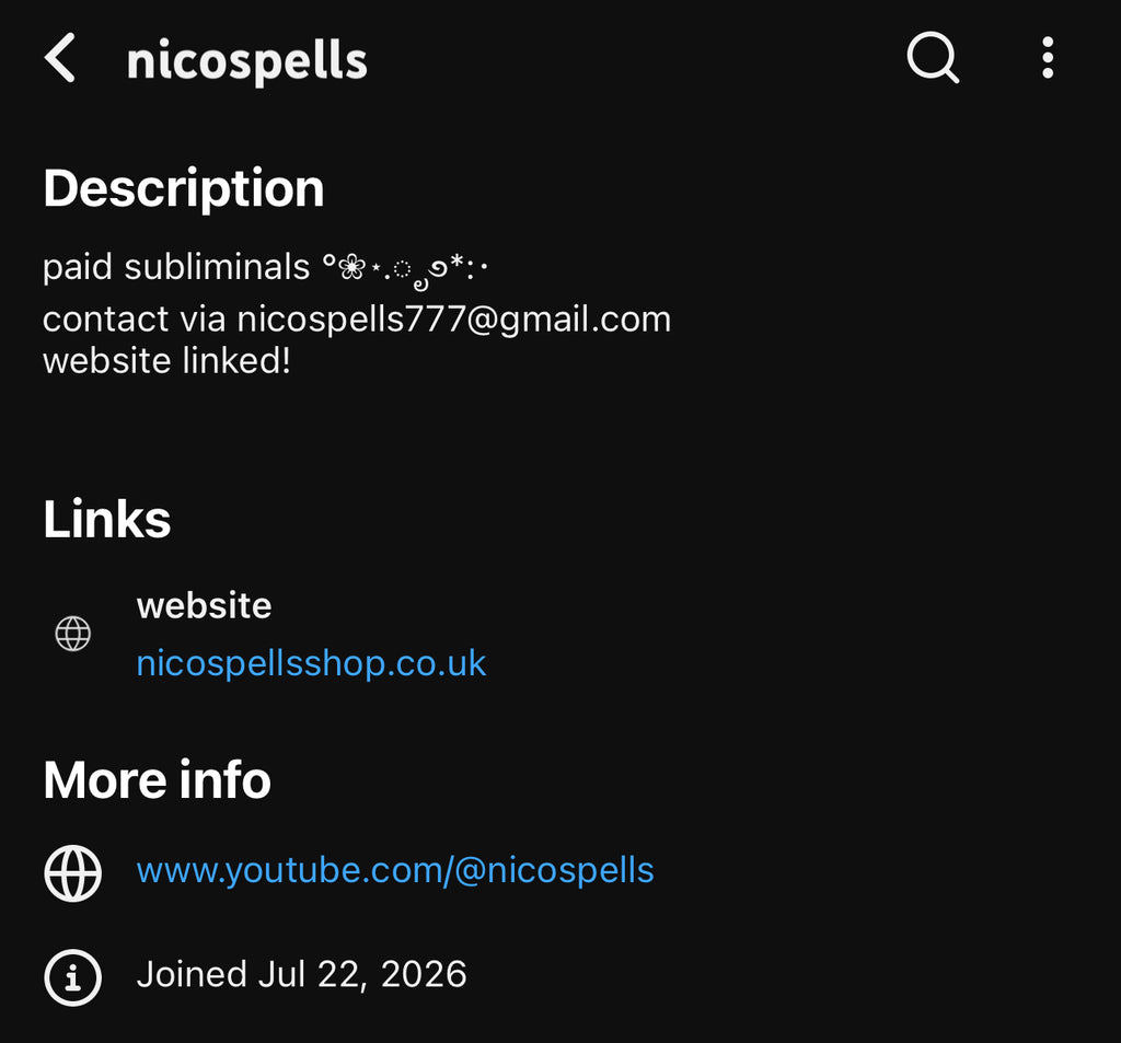 personalised custom subliminal audio request