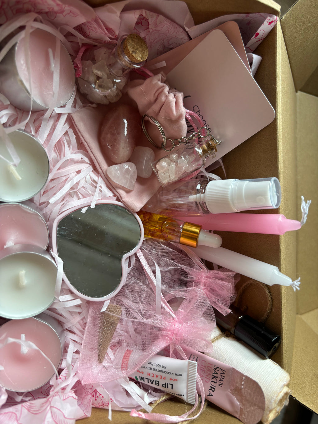 rose quartz self-love & glamour ritual box