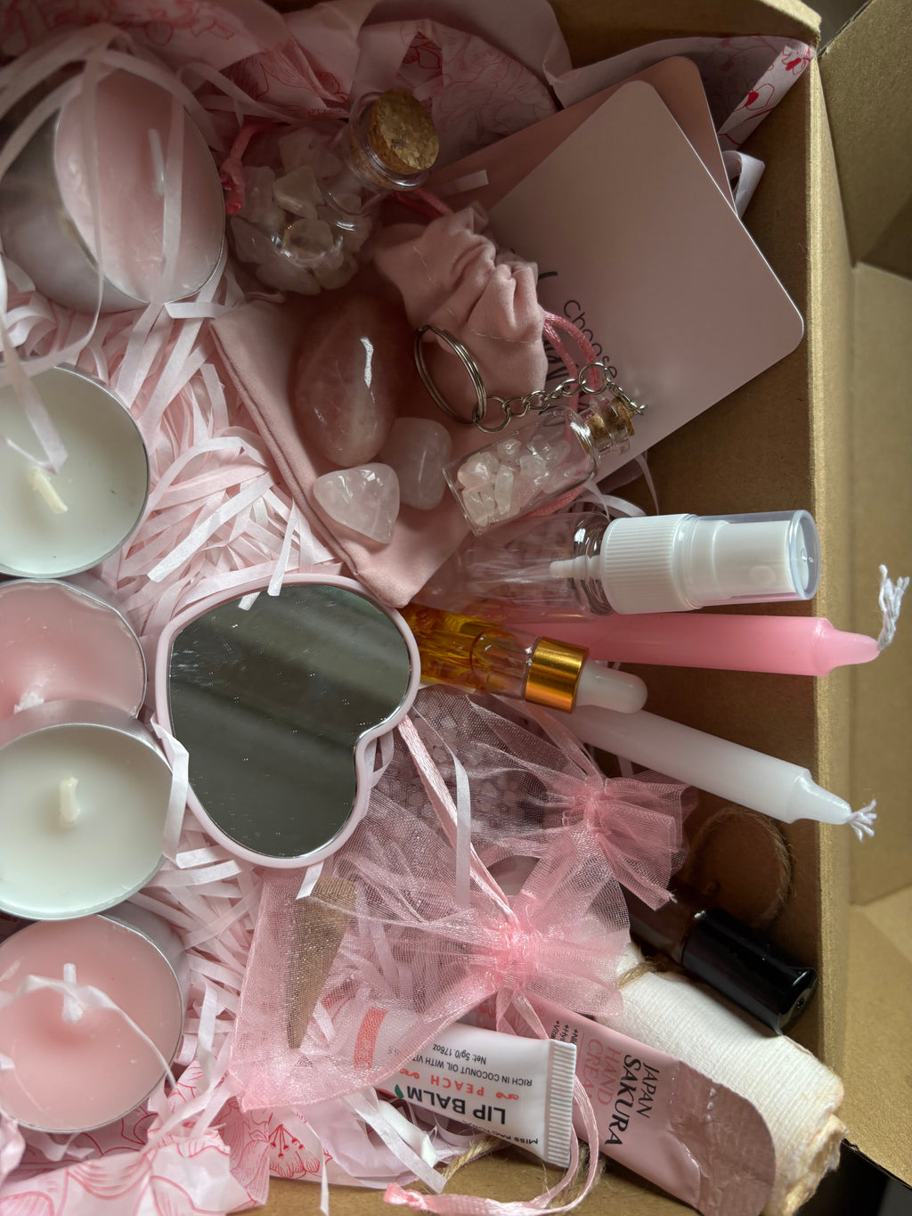 rose quartz self-love & glamour ritual box