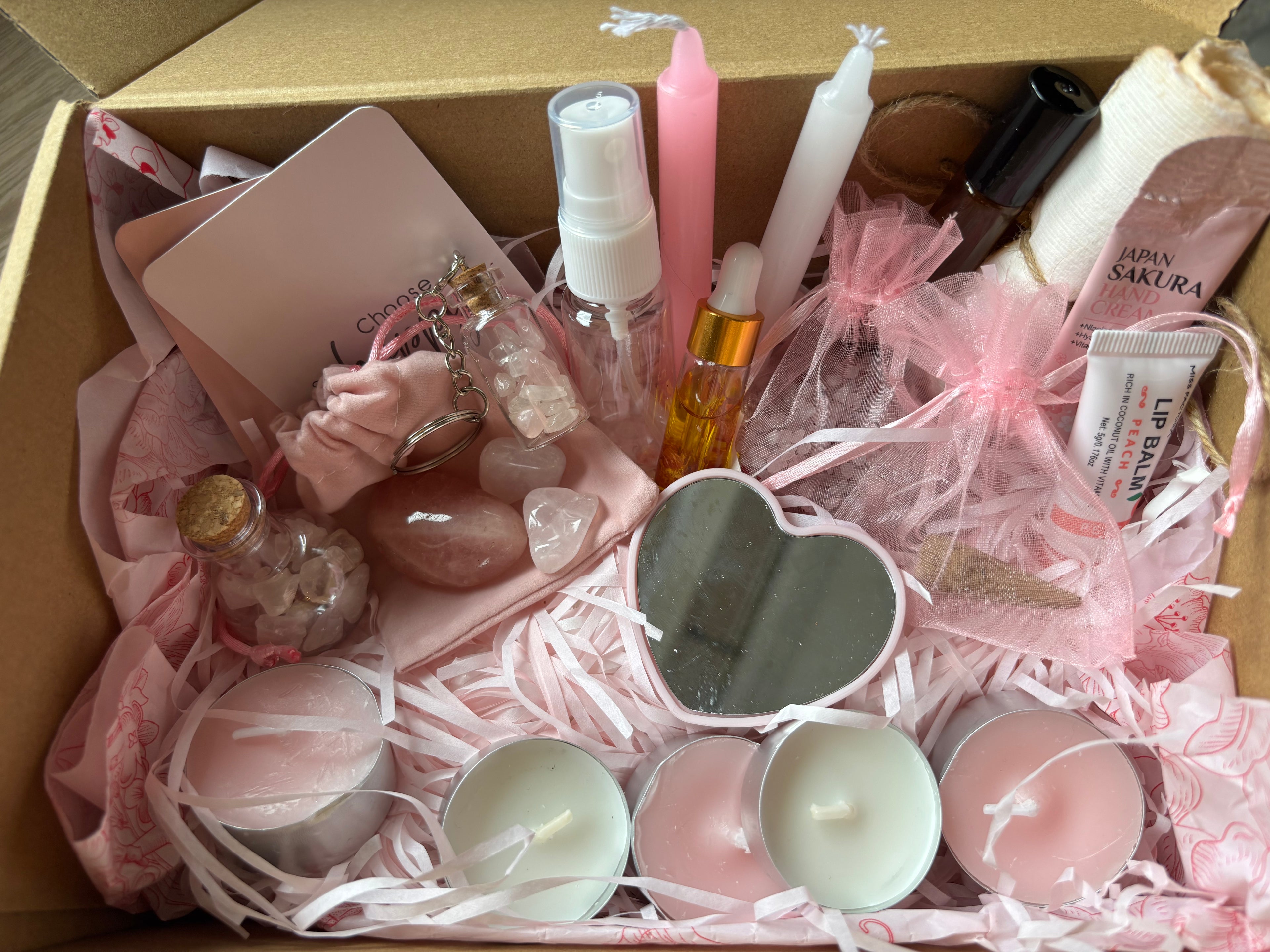 rose quartz self-love & glamour ritual box